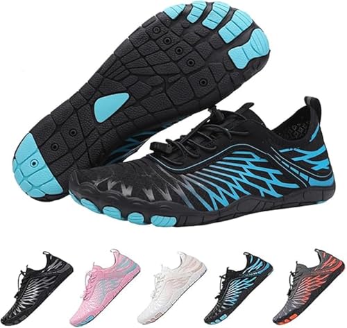 Vimlo Erdungsschuhe mit Kupfer, Skin Pro mit Kupfer - Erdungs-Allround-Barfußschuhe, Barfußschuhe for Damen und Herren(Blue,39) von Vimlo