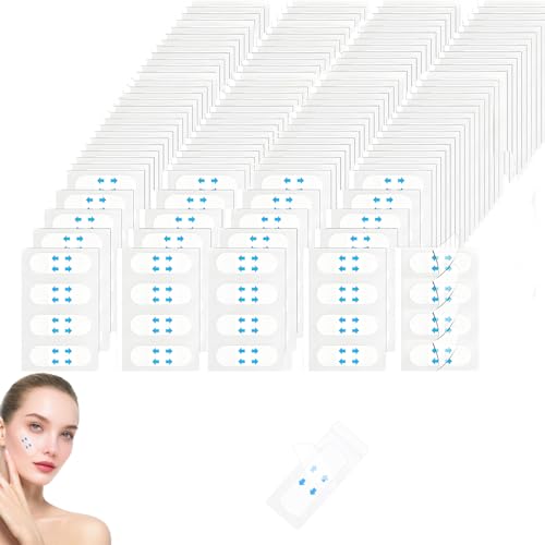 240 Stück Face Lifting Tape Unsichtbare Facelifting Aufkleber für Frau, Facelifting Klebeband, V Form Gesicht Lift Falten Verbergen Hautstraffung Face Lift Tape Invisible Makeup Facelifting Tools von Vimmvid