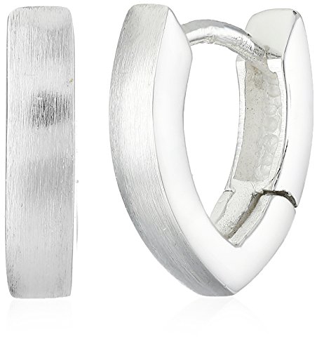 VINANI Damen Klapp-Creolen Modern Angel Silber 925 CMA von Vinani