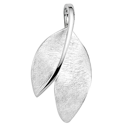 Vinani Anhänger 2 Blätter elegant gebürstet Sterling Silber 925 Doppelblatt 2ADB-EZ Vinani Anhänger 2 Blätter elegant gebürstet Sterling Silber 925 Doppelblatt 2ADB-EZ von Vinani