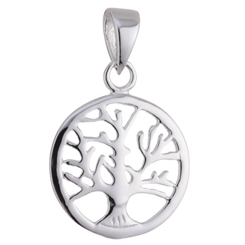 Vinani Anhänger Lebensbaum Baum des Lebens Mandala klein Sterling Silber 925 ABL-EZ von Vinani