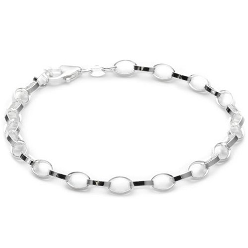 Vinani Damen Armband - hochwertiges Basis Bettelarmband aus Italien 925 Sterling Silber 20-21 cm für Anhänger BCA20 von Vinani