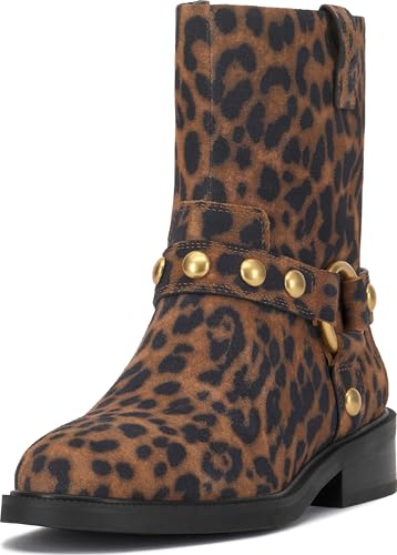 Vince Camuto Damen Amais Halblange Stiefel, Wildleder mit Leopardenmuster, 40 EU Vince Camuto Damen Amais Halblange Stiefel, Wildleder mit Leopardenmuster, 40 EU von Vince Camuto