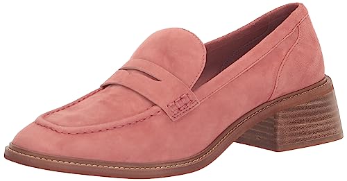 Vince Camuto Damen Enachel Loafer mit Blockabsatz Slipper, Rosa Antico, 44 EU von Vince Camuto