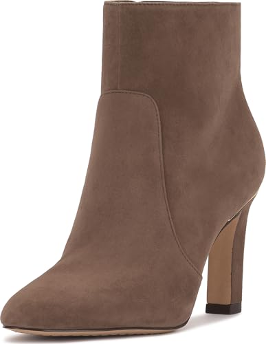 Vince Camuto Damen Greer Stiefelette, Toasted Taupe Suede, 39.5 EU von Vince Camuto