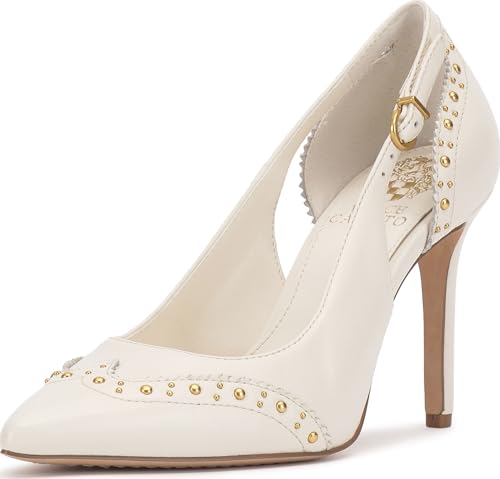Vince Camuto Damen Hally Pumps, Kokosnuss-Creme-Leder, 39.5 EU Vince Camuto Damen Hally Pumps, Kokosnuss-Creme-Leder, 39.5 EU von Vince Camuto