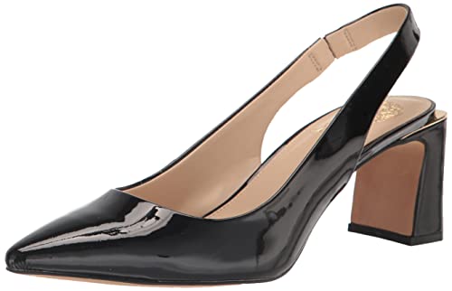 Vince Camuto Damen Hamden Slingback Pumps, Black Pat, 38.5 EU von Vince Camuto