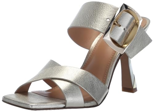 Vince Camuto Damen Helya Sandale mit Absatz, Helles Gold, 37 EU von Vince Camuto