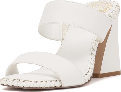 Vince Camuto Damen Kaden Sandale mit Absatz, Bianco, 35 EU von Vince Camuto