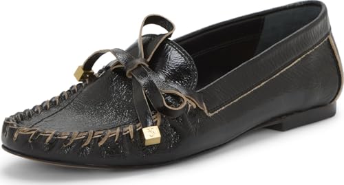 Vince Camuto Damen Katena Flacher Slipper, Schwarz Leder, 38.5 EU Vince Camuto Damen Katena Flacher Slipper, Schwarz Leder, 38.5 EU von Vince Camuto