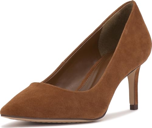 Vince Camuto Damen Kehlia High Heel Pumps, Burnt Sugar Suede, 42 EU von Vince Camuto