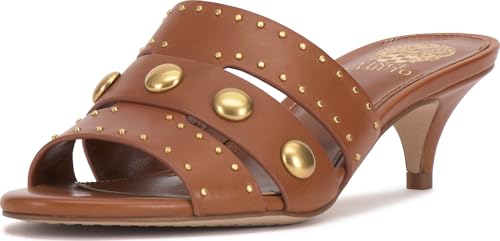Vince Camuto Damen Kyler Sandale mit Absatz, Caramello-Leder, 35 EU von Vince Camuto