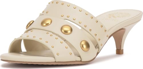 Vince Camuto Damen Kyler Sandale mit Absatz, Panna Creme Leder, 35 EU von Vince Camuto