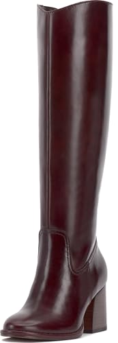 Vince Camuto Damen Leila2 Kniehohe Stiefel, Reichhaltiges Mahagoni, breite Wade, 41.5 EU von Vince Camuto