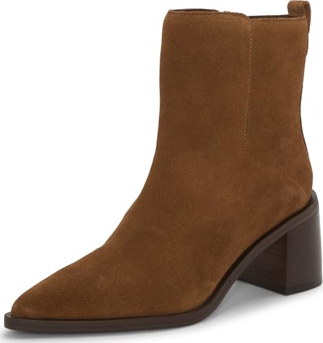 Vince Camuto Damen Lorelai Stiefelette, Burnt Sugar Suede, 39.5 EU von Vince Camuto