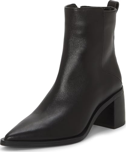 Vince Camuto Damen Lorelai Stiefelette, Schwarz Leder, 43 EU von Vince Camuto