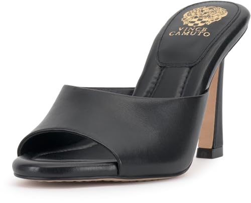 Vince Camuto Damen Paigely Sandale mit Absatz, Schwarz Leder, 39 EU Vince Camuto Damen Paigely Sandale mit Absatz, Schwarz Leder, 39 EU von Vince Camuto