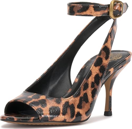 Vince Camuto Damen Pavles Sandalen mit Absatz, Leopardenmuster, 37 EU von Vince Camuto