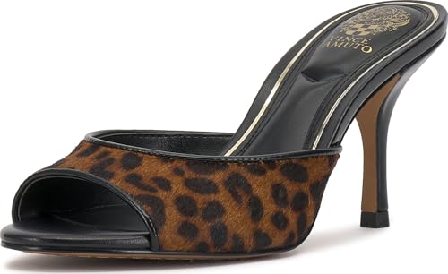 Vince Camuto Damen Prynn Sandale mit Absatz, Leopard Haircalf, 42 EU von Vince Camuto