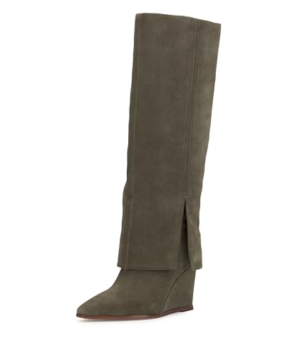 Vince Camuto Damen Tibani Kniehohe Stiefel, Forrest, 37.5 EU von Vince Camuto
