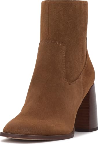 Vince Camuto Dayana Damen-Stiefelette, Burnt Sugar Suede, 38.5 EU von Vince Camuto