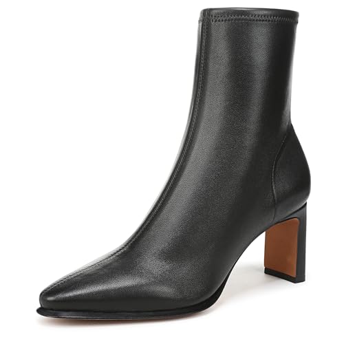 Vince Damen Andes Fashion Boot, Schwarz Leder, 39 EU Vince Damen Andes Fashion Boot, Schwarz Leder, 39 EU von Vince