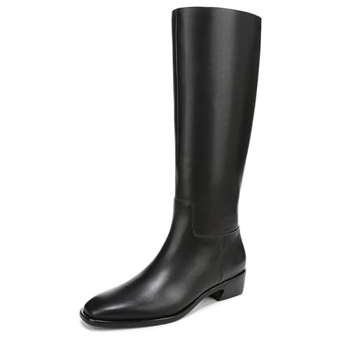 Vince Damen Andes Fashion Boot, Schwarz Leder, 40 EU von Vince