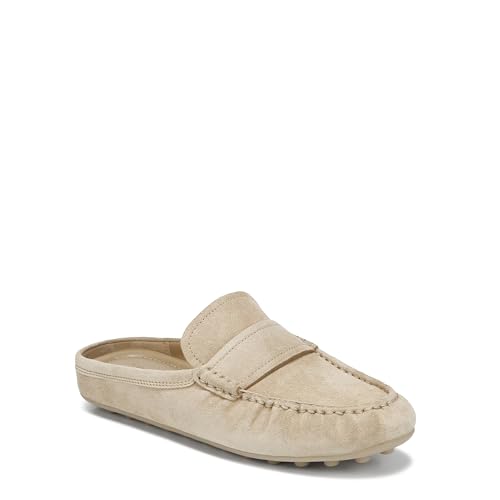 Vince Damen Berkley Driver Mule, Dune Beige Suede, 39 EU von Vince