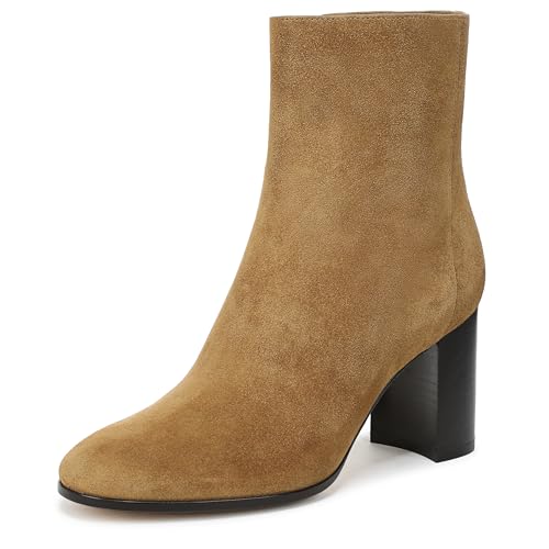 Vince Damen Elora Mode-Stiefel, Sahara-Wildleder, 39.5 EU von Vince