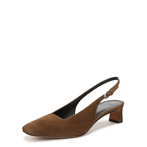 Vince Damen Hart Pumps, Elmwood Suede, 39.5 EU von Vince