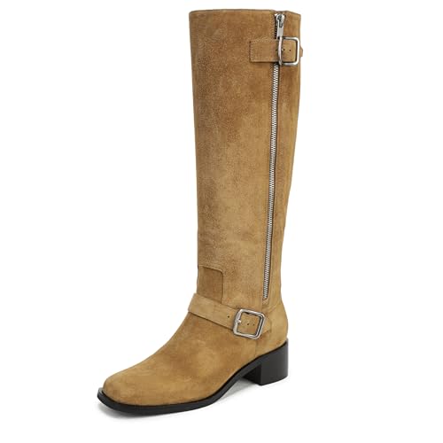 Vince Damen Leighton Mode-Stiefel, Sahara-Wildleder, 37 EU von Vince