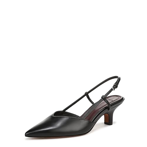 Vince Damen Levvy Pumps, Schwarz Leder, 39.5 EU von Vince