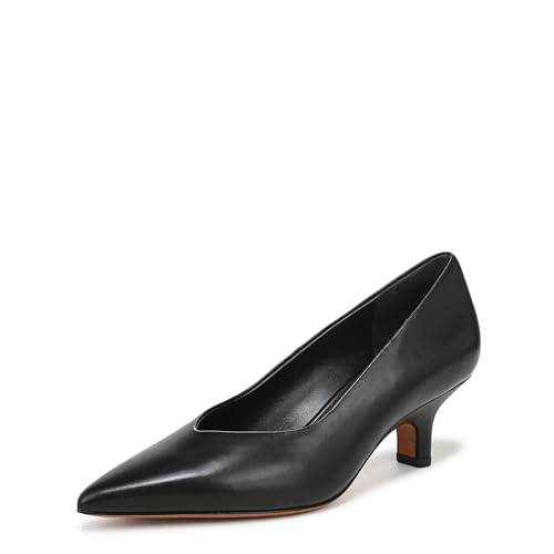Vince Damen Livia Pump, Schwarz Leder, 35.5 EU von Vince