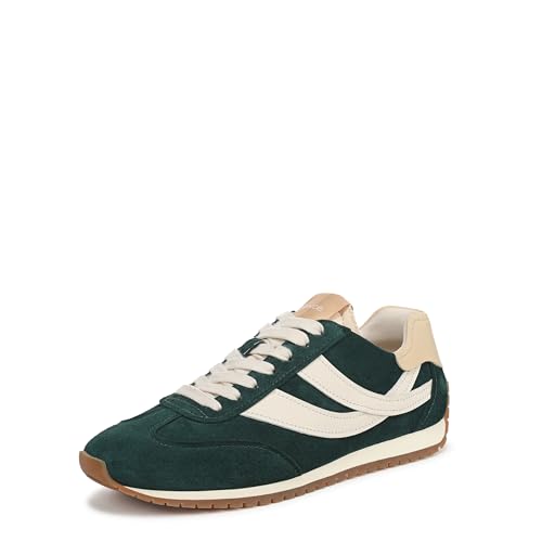 Vince Damen Oasis Runner-w Sneaker, Billard Green Flax Suede, 36 EU von Vince