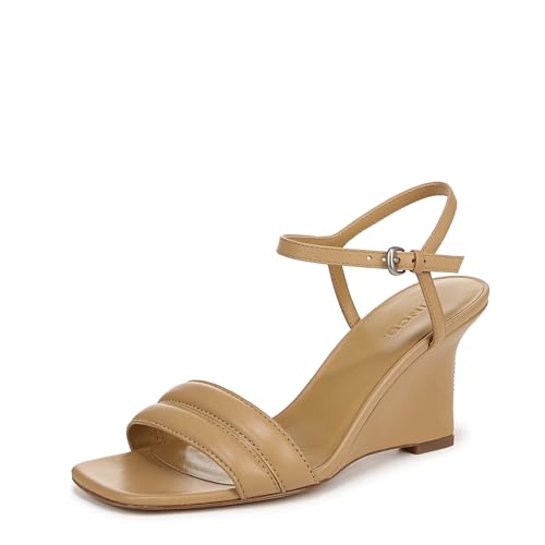 Vince Damen Prema Keilsandale, Light Sable Leather, 35 EU Vince Damen Prema Keilsandale, Light Sable Leather, 35 EU von Vince