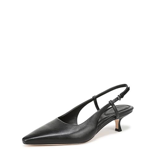 Vince Damen Sena-b Pumps, Schwarz Leder, 42 EU von Vince