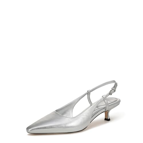 Vince Damen Sena-b Pumps, Silberfarbenes Leder, 41 EU Vince Damen Sena-b Pumps, Silberfarbenes Leder, 41 EU von Vince