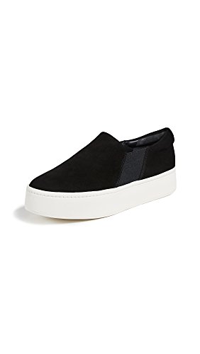 Vince Damen Warren Plateau-Sneaker zum Reinschlüpfen, Schwarz, 39 EU von Vince