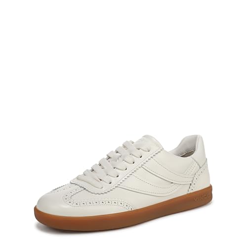 Vince Oasis-w Damen-Sneaker, Brogue aus Milchleder, 38.5 EU von Vince