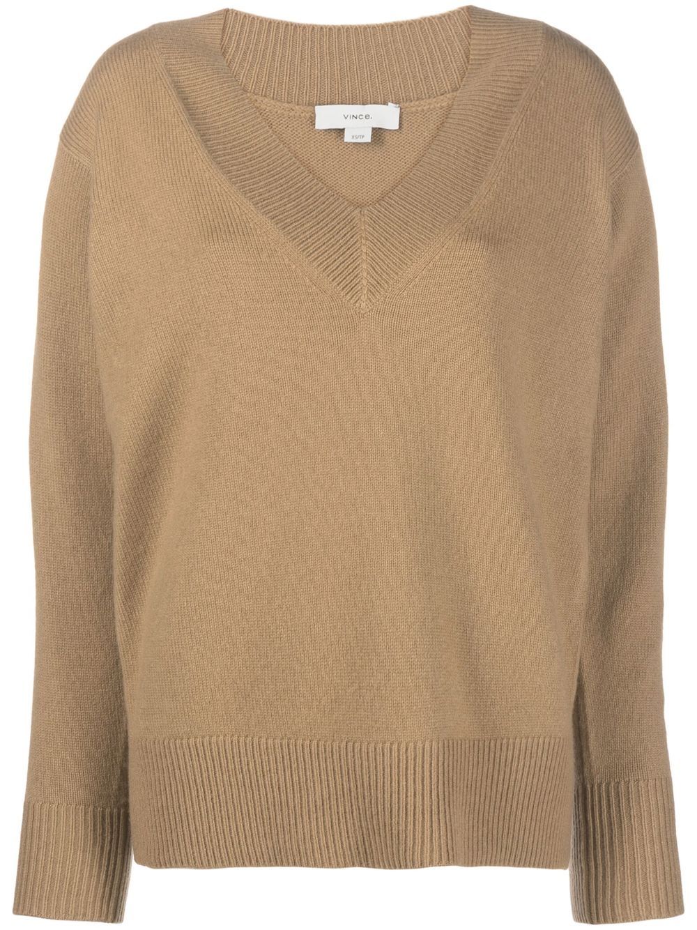 Vince Pullover mit V-Ausschnitt - Nude von Vince