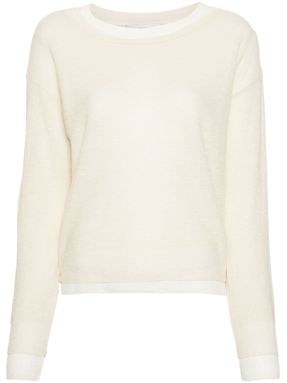 Vince Zweilagiger Pullover - Nude von Vince