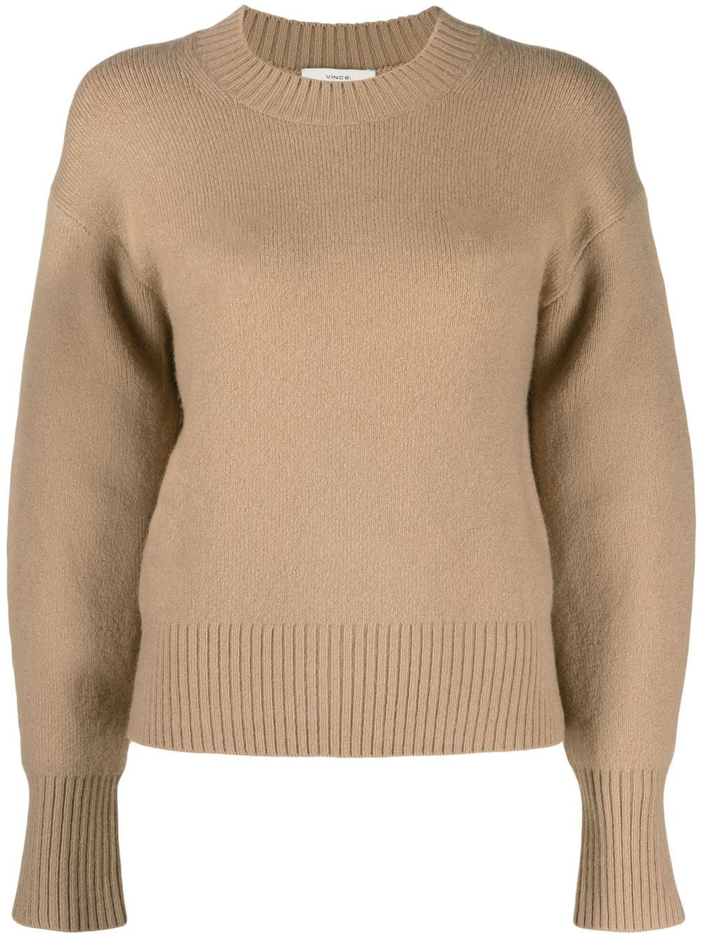 Vince Pullover mit Rundhalsausschnitt - Braun von Vince