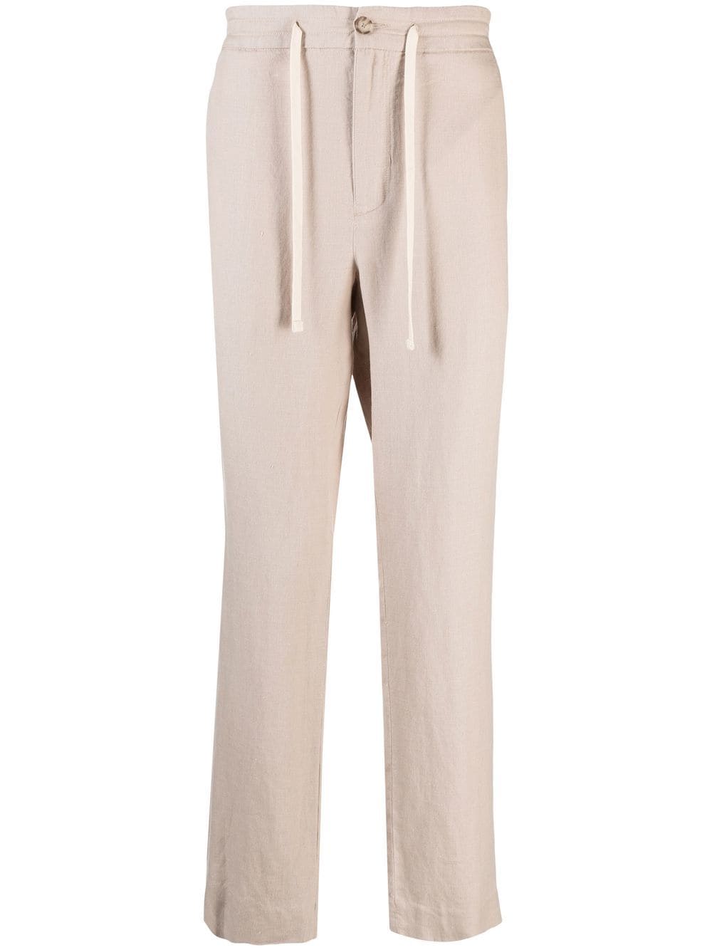 Vince Straight-Leg-Hose mit Kordelzug - Nude von Vince