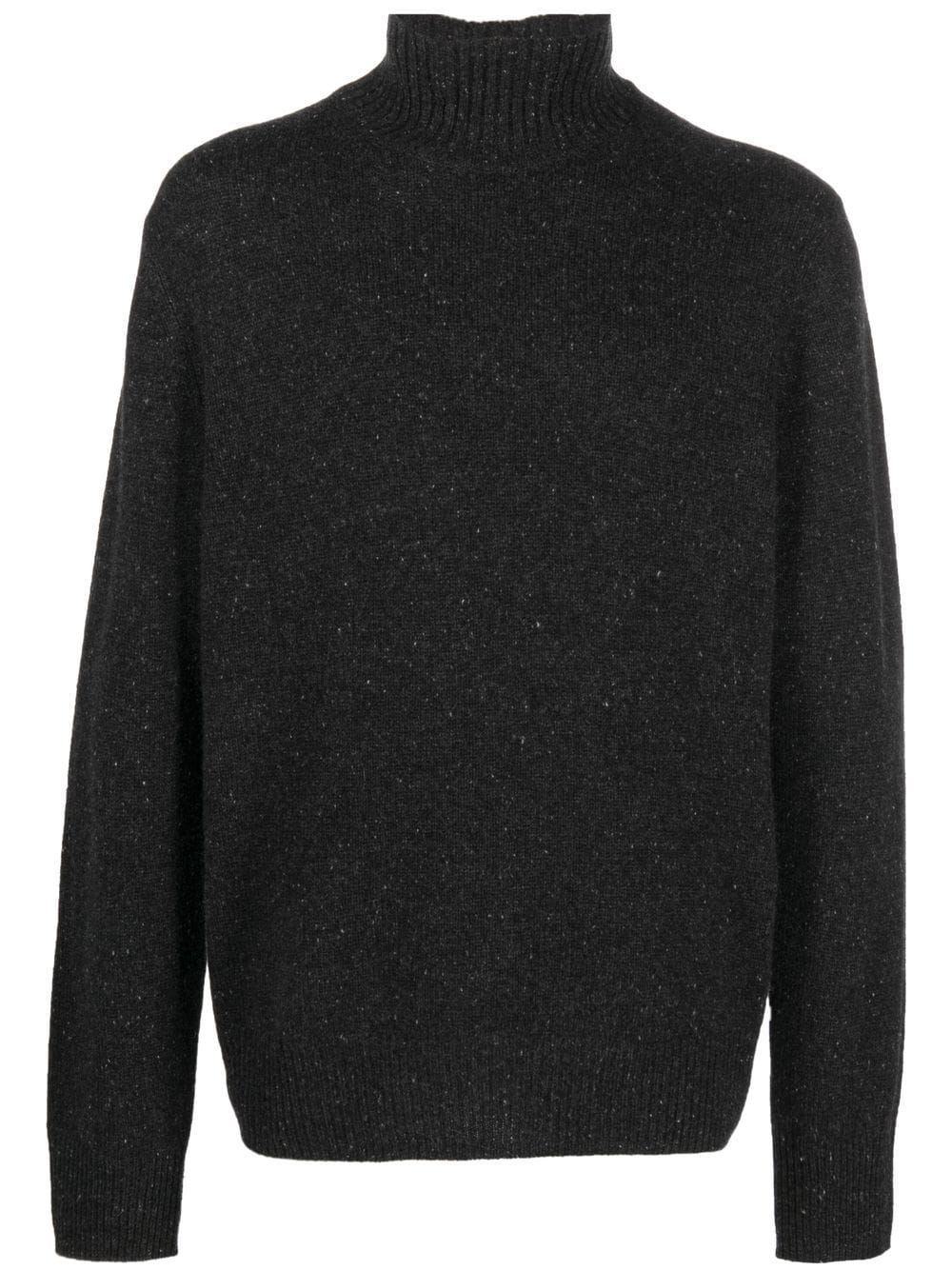 Vince Melierter Rollkragenpullover - Schwarz von Vince