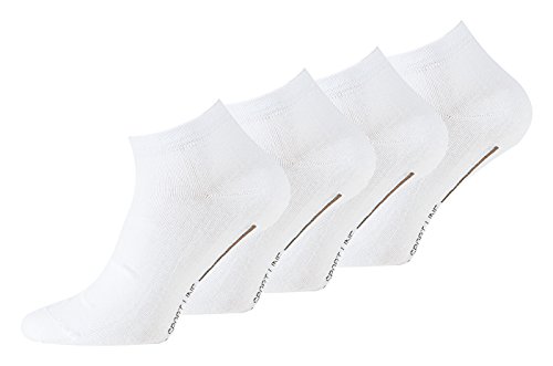 Vincent Creation 8 Paar Herren Sneaker Socken SPORT LINE (39/42, weiss) von Vincent Creation