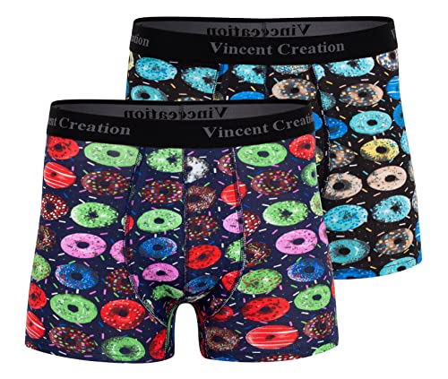 Vincent Creation 2er Pack - Boxershorts, Donuts, Gr. L von Vincent Creation