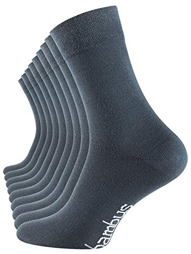 Vincent Creation 9 Paar Bambus Socken, Unisex Bambussocken für Damen und Herren, Handgekettelte Spitze (43-46, 9 Paar - Stargazer) von Vincent Creation