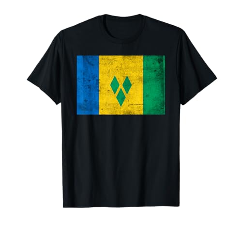 Vinzentinische Flaggengrafik Herren Damen Kinder T-Shirt von Vincentian Graphic Flag Store