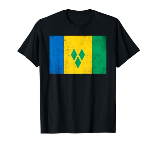 Vinzentinische Flaggengrafik Herren Damen Kinder T-Shirt von Vincentian Graphic Flag Store