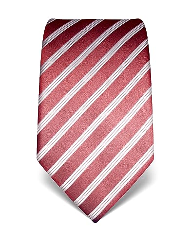 Vincenzo Boretti Herren Krawatte reine Seide gestreift edel Männer-Design zum Hemd mit Anzug für Business Hochzeit 8 cm schmal/breit altrosa Vincenzo Boretti Herren Krawatte reine Seide gestreift edel Männer-Design zum Hemd mit Anzug für Business Hochzeit 8 cm schmal/breit altrosa von Vincenzo Boretti